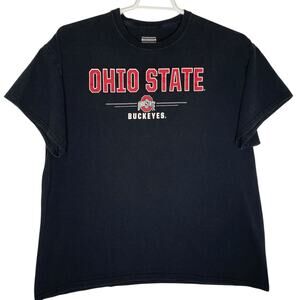 Ohio State Buckeyes T-Shirt Black Collegiate Football Size XL Unisex Athletic